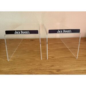 Jack Daniels Shelves (set Of 2) 15"x7"x7" COMMERCIAL LIQUOR DISPLAY CASE BARWARE